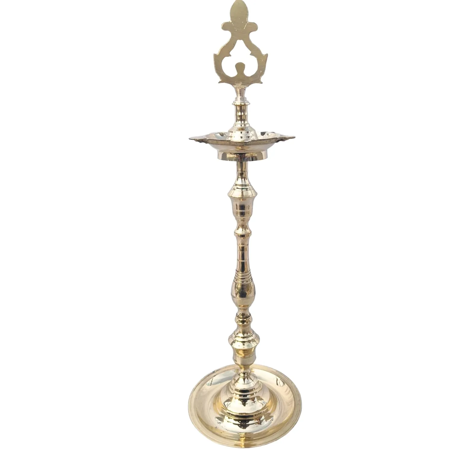 SSPM Brass KUTHU VILAKKU, Gold, 16"INCH (26)